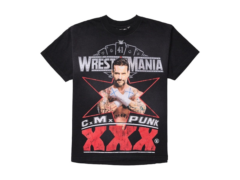 Hellstar Wrestlemania CM Punk T-Shirt Black