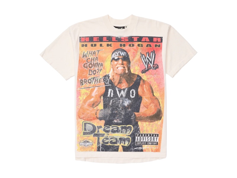 Hellstar Wrestlemania Hulk Hogan T-Shirt Cream White