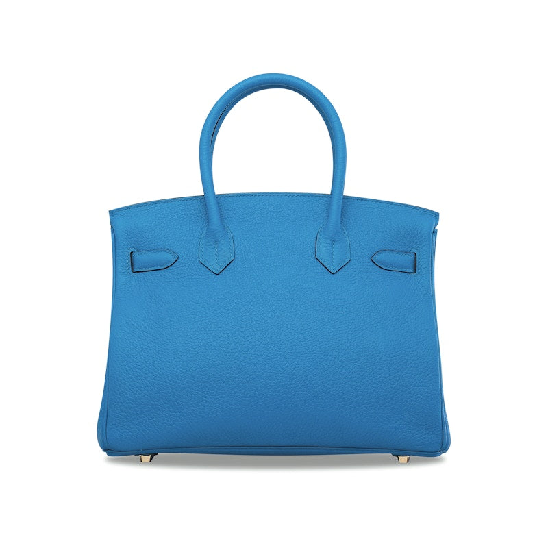 Hermes Birkin 30 Bleu Zanzibar