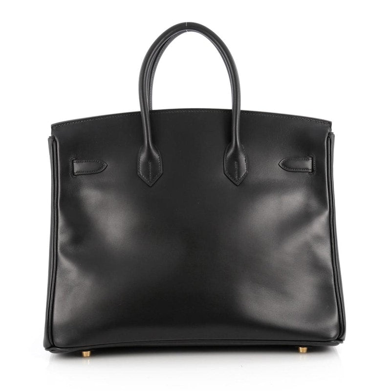 Hermes Birkin Box Calf 35 Black