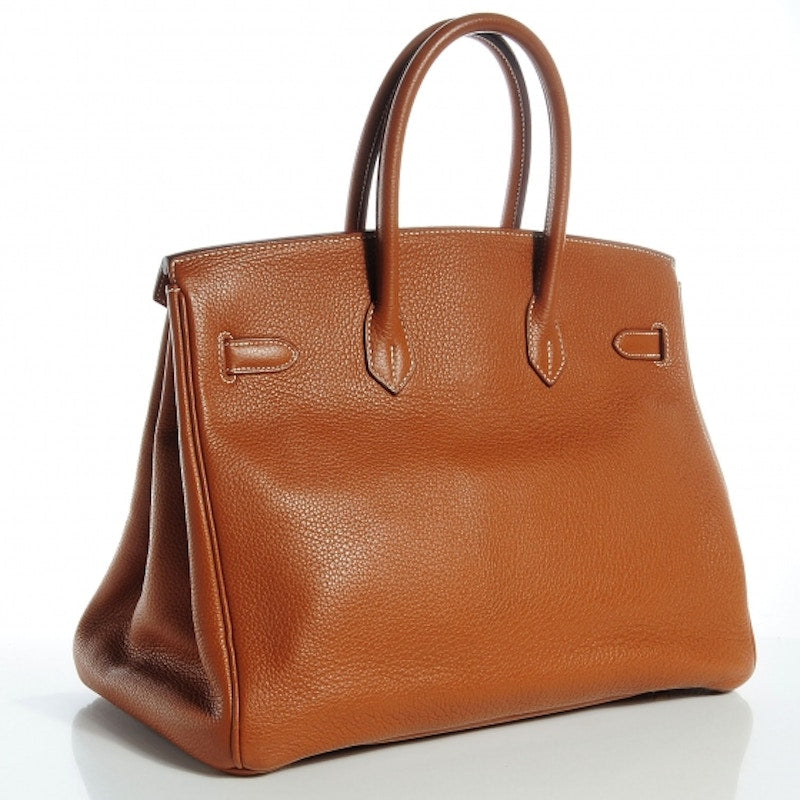 Hermes Birkin Clemence 35 Gold