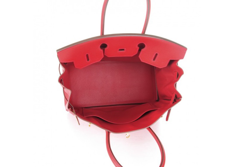 Hermes Birkin Epsom 35 Rouge Casaque