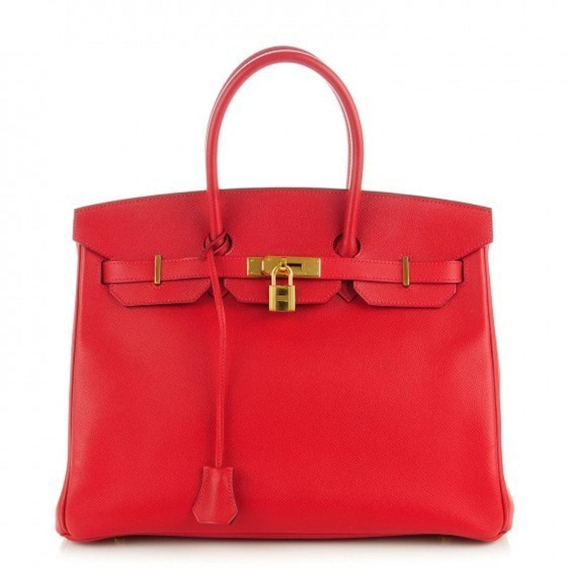 Hermes Birkin Epsom 35 Rouge Casaque