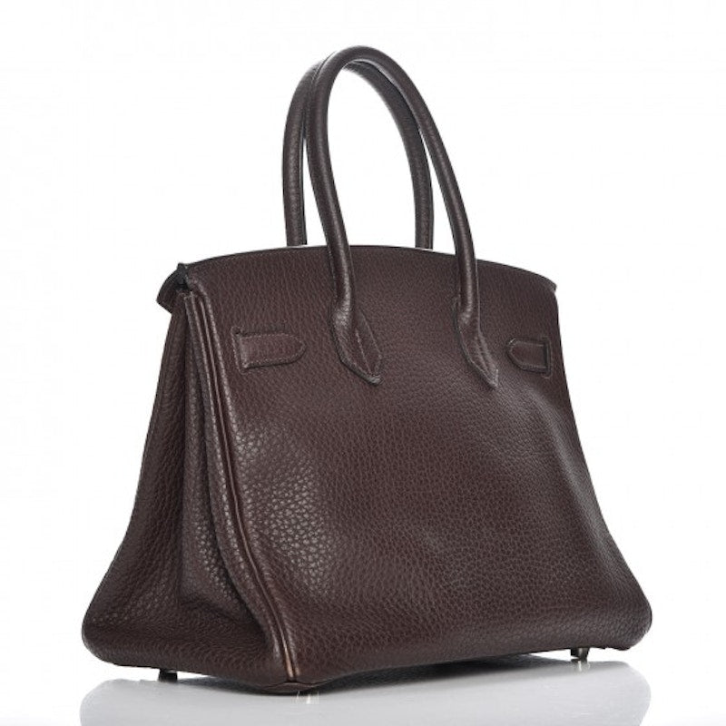 Hermes Birkin Fjord 30 Chocolat