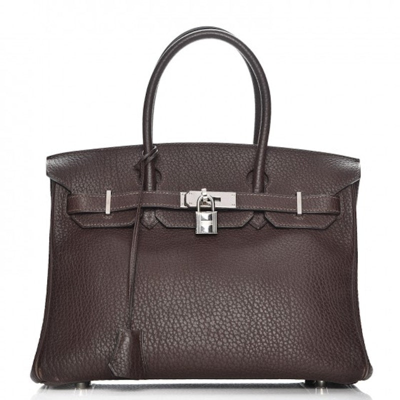 Hermes Birkin Fjord 30 Chocolat