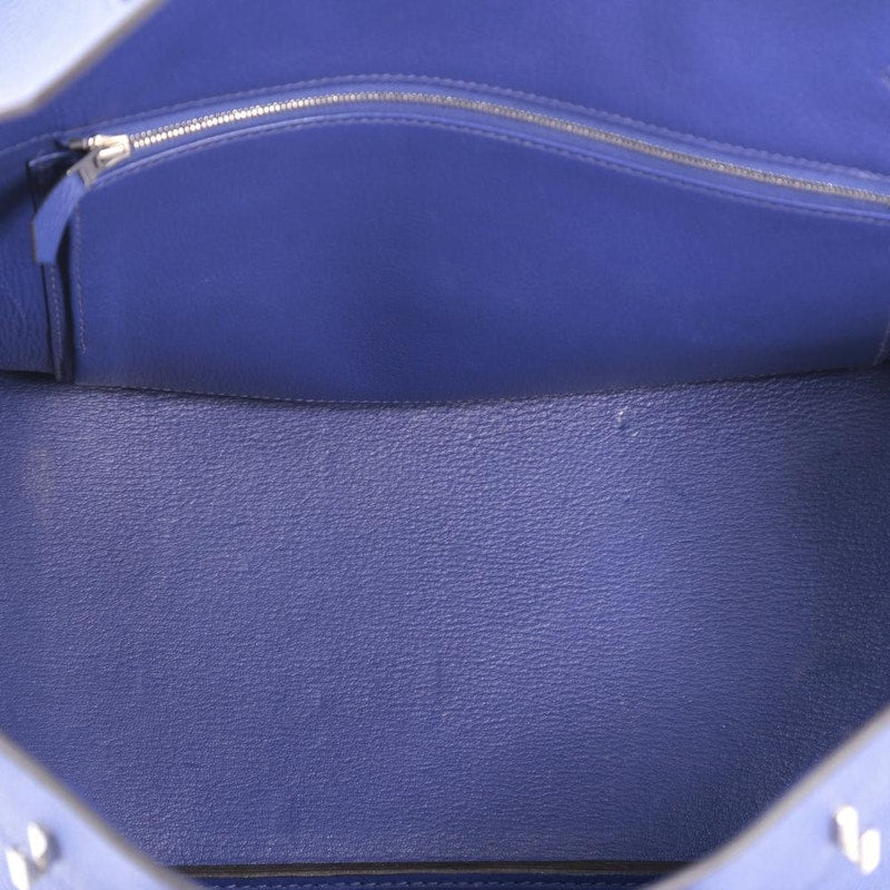 Hermes Birkin Togo 35 Bleu Electric