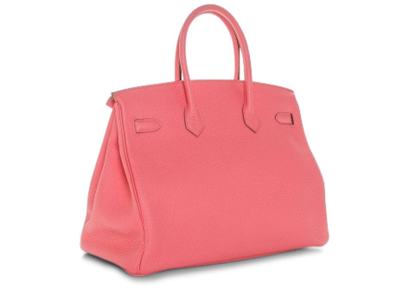 Hermes Birkin Togo 35 Rose Lipstick