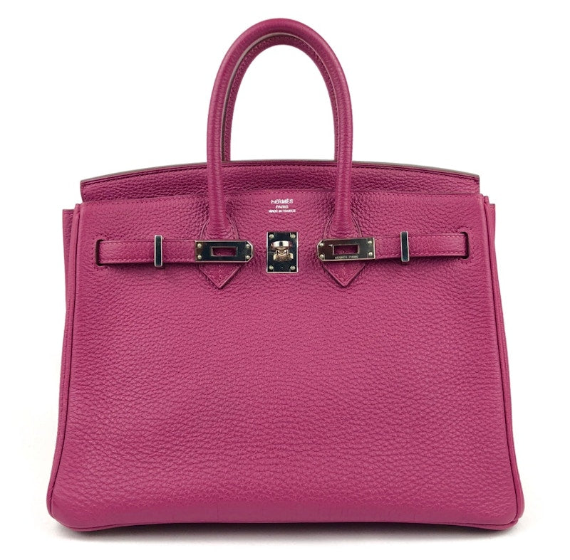 Hermes Birkin Togo Palladium 25 Tosca
