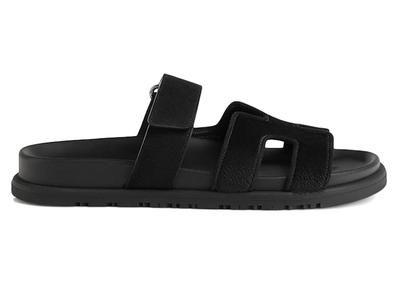 Hermes Chypre Sandal Noir (Women's)