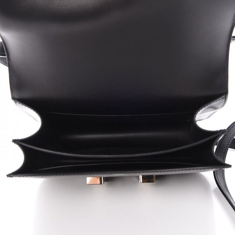 Hermes Constance Box Palladium Mini 18 Noir