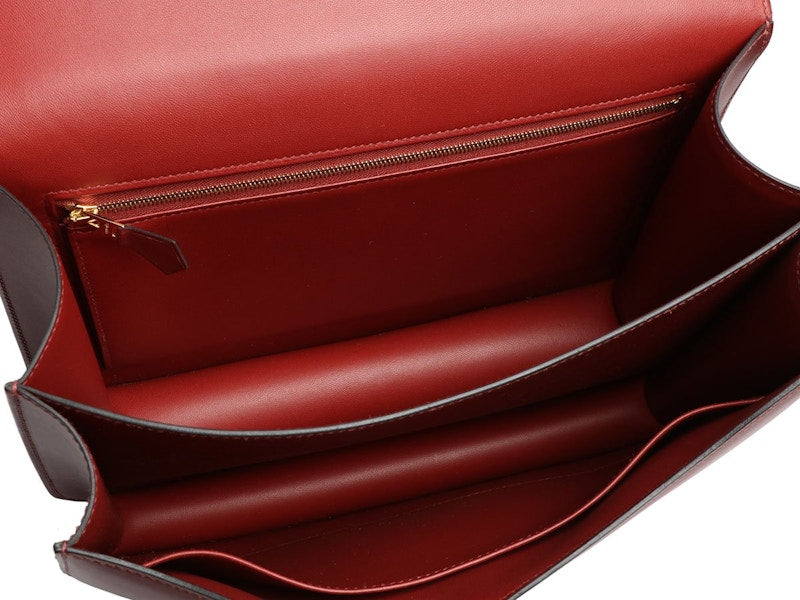 Hermes Constance Cartable Sombrero 29 Rouge H