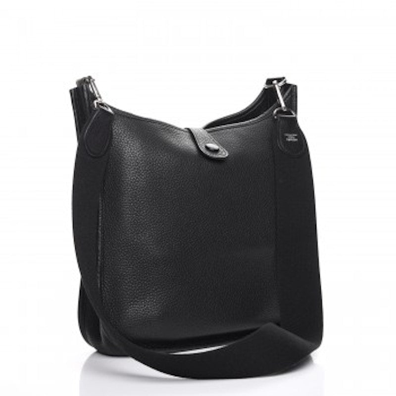 Hermes Evelyne Taurillon Clemence PM Noir