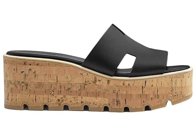 Hermes Eze 30 Sandal Noir