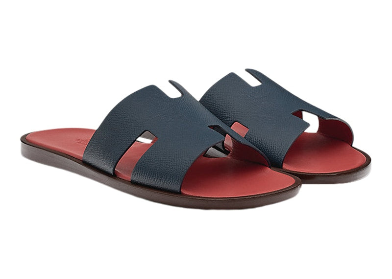 Hermes Izmir Sandal Celestial Blue Epsom Leather