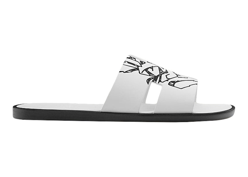 Hermes Izmir Sandal Graff Noir Maison Calfskin Leather