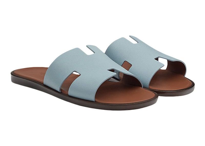 Hermes Izmir Sandal Sea Green Epsom Leather