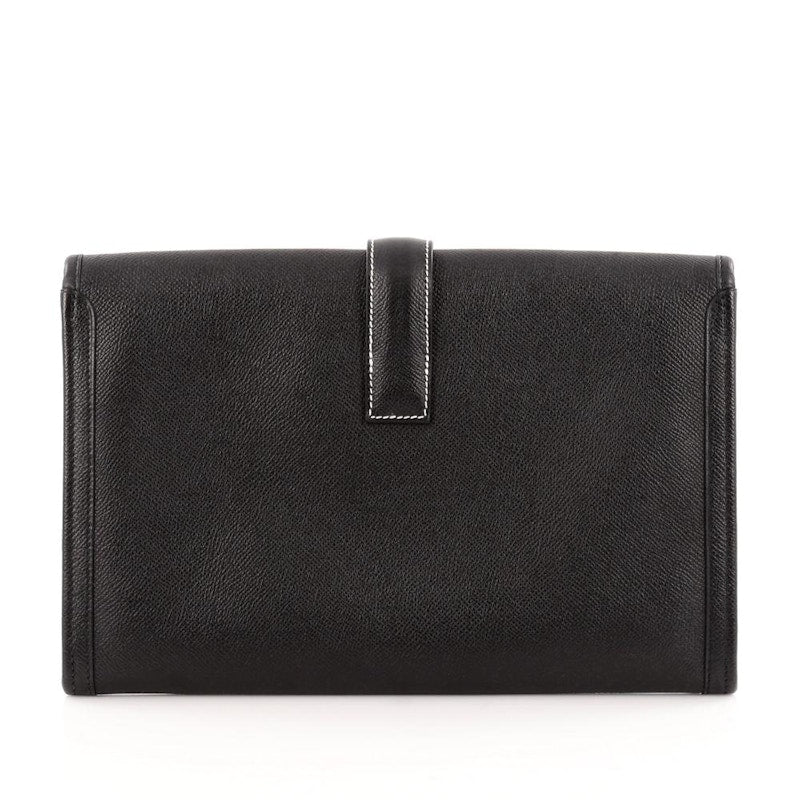 Hermes Jige Clutch Epsom PM Noir
