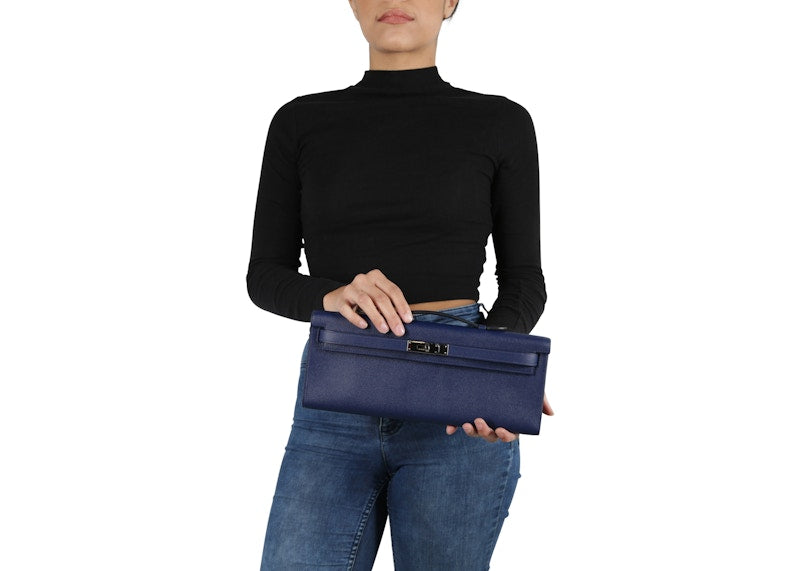 Hermes Kelly Cut Epsom Bleu Saphir