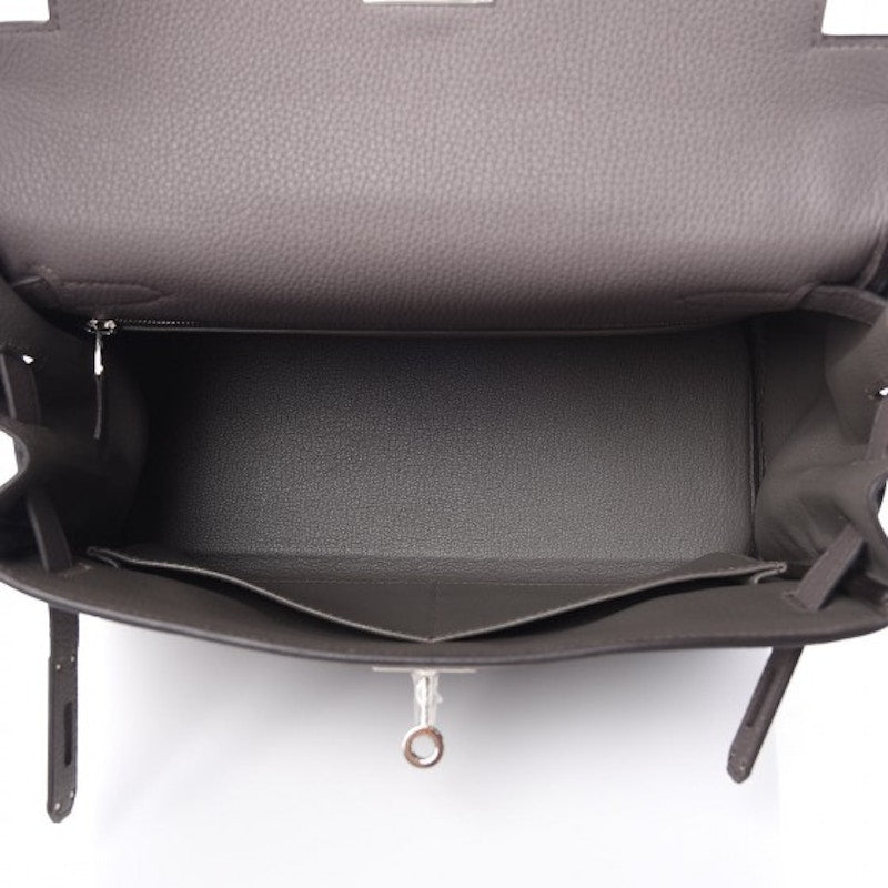 Hermes Kelly Retourne Togo Palladium 28 Etain