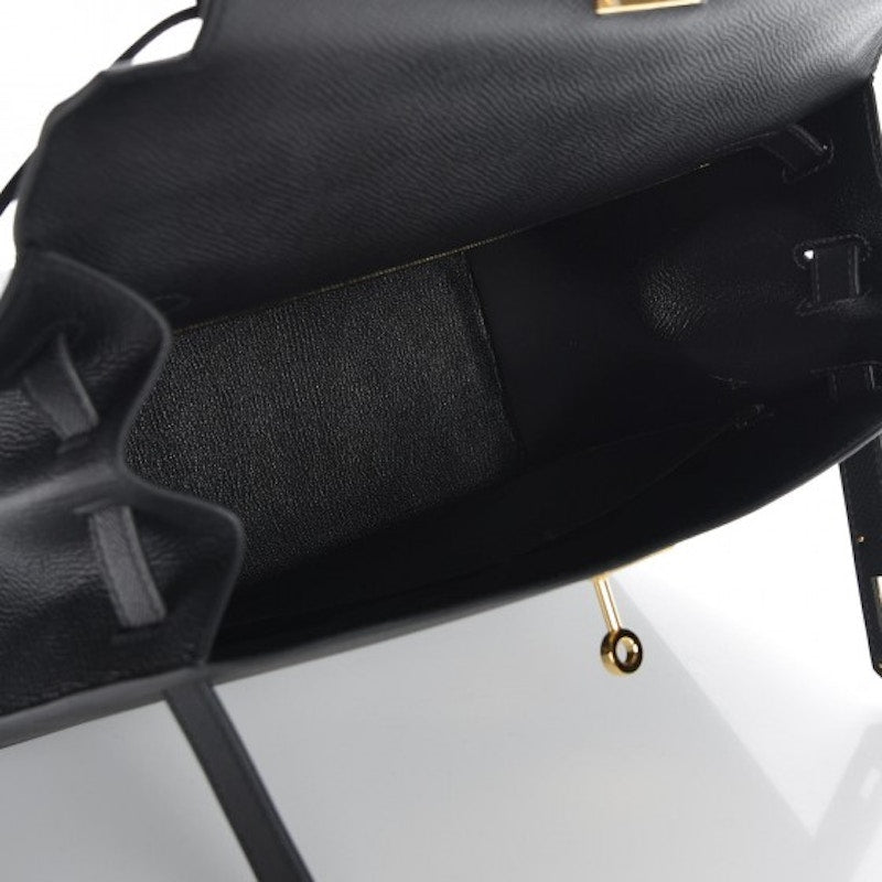 Hermes Kelly Sellier Epsom 32 Noir