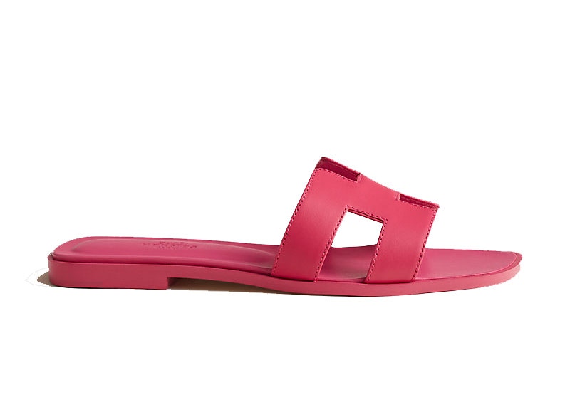 Hermes Oran Sandal Rose Vinicunca Calfskin