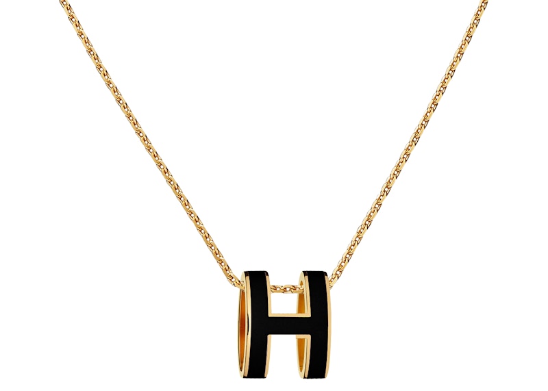 Hermes Mini Pop H Pendant Noir