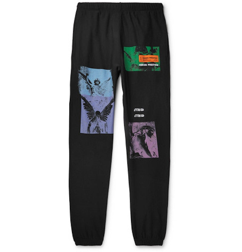 Heron Preston Angel Statues Graphic Sweatpants Black/Multicolor