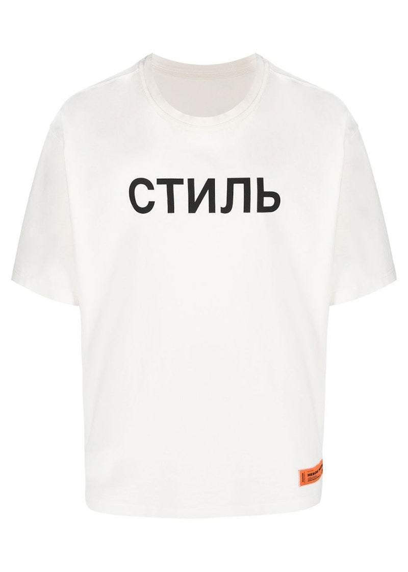 Heron Preston CTNMB Logo T-Shirt White/Black