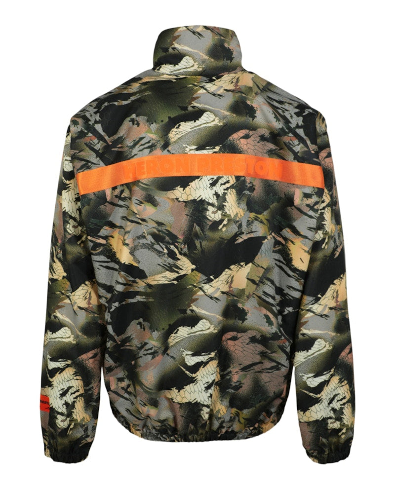 Heron Preston Camouflage Tape Windbreaker Black
