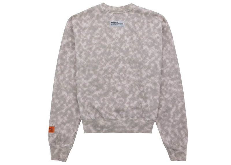 Heron Preston Censored Heron Crewneck Beige Orange Multi