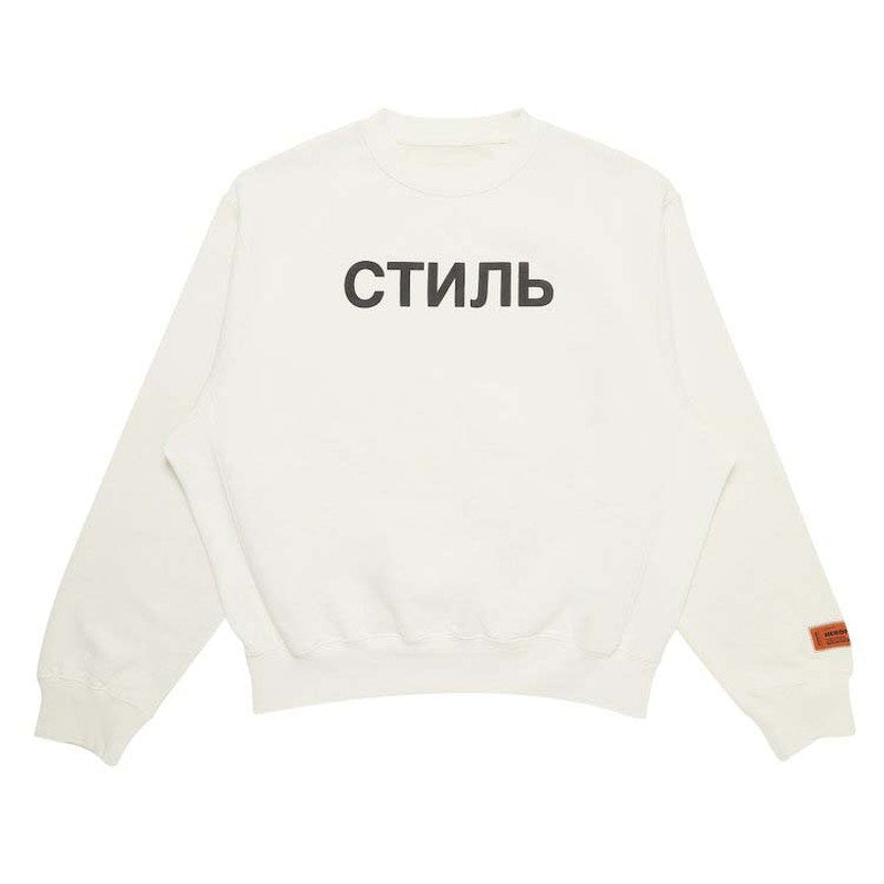 Heron Preston Ctnmb Crewneck White/Black