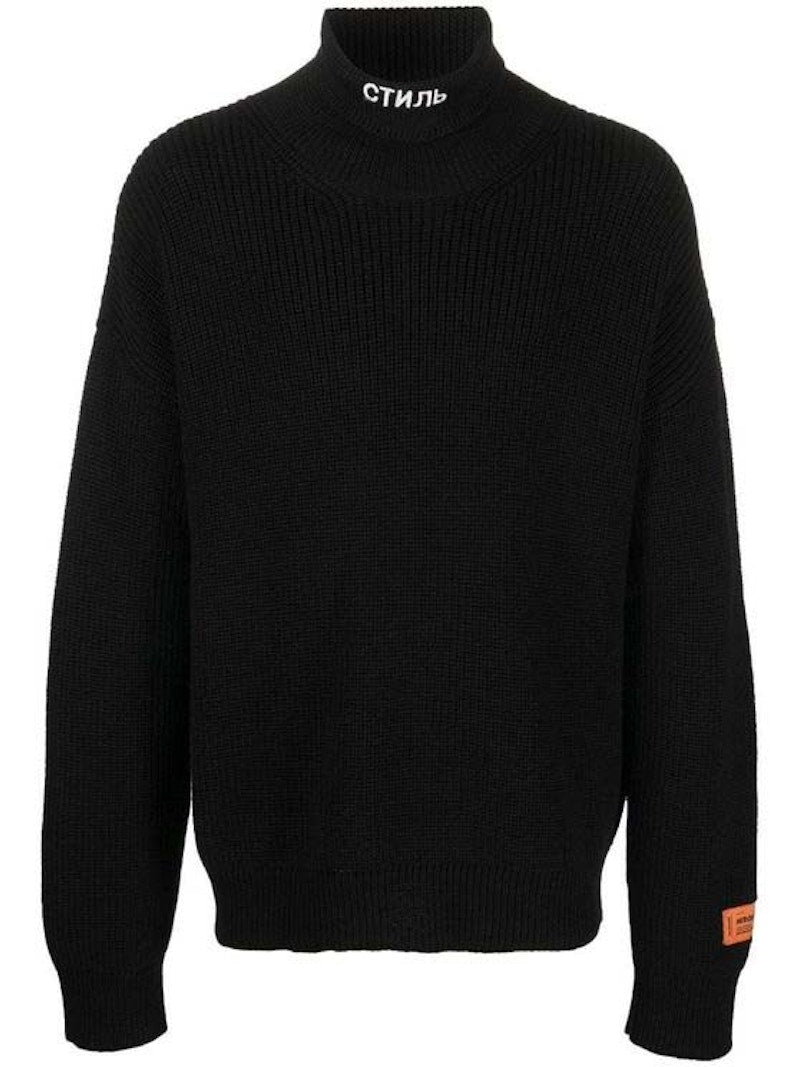 Heron Preston Ctnmb Knit Rollneck Black