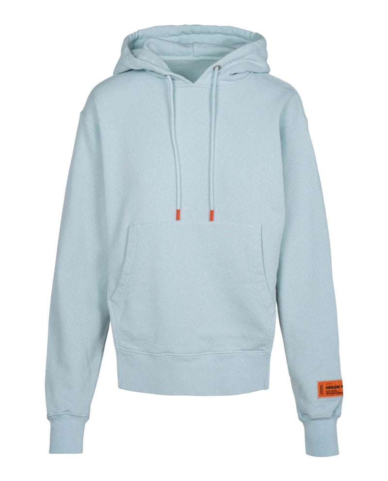 Heron Preston Cut-Out Hoodie Blue