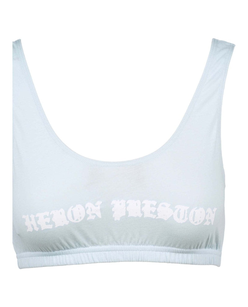 Heron Preston Gothic Type Cropped Tank Top Multi
