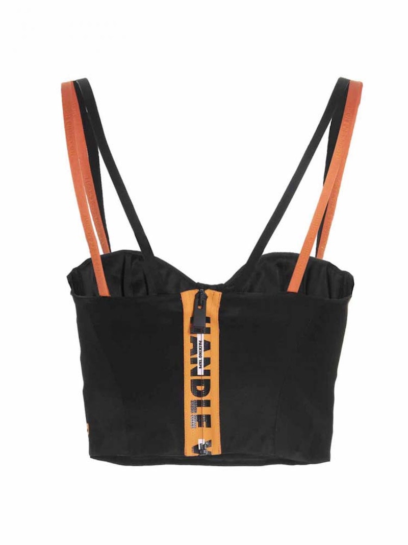 Heron Preston HWC Zip Slip Corset Top Black