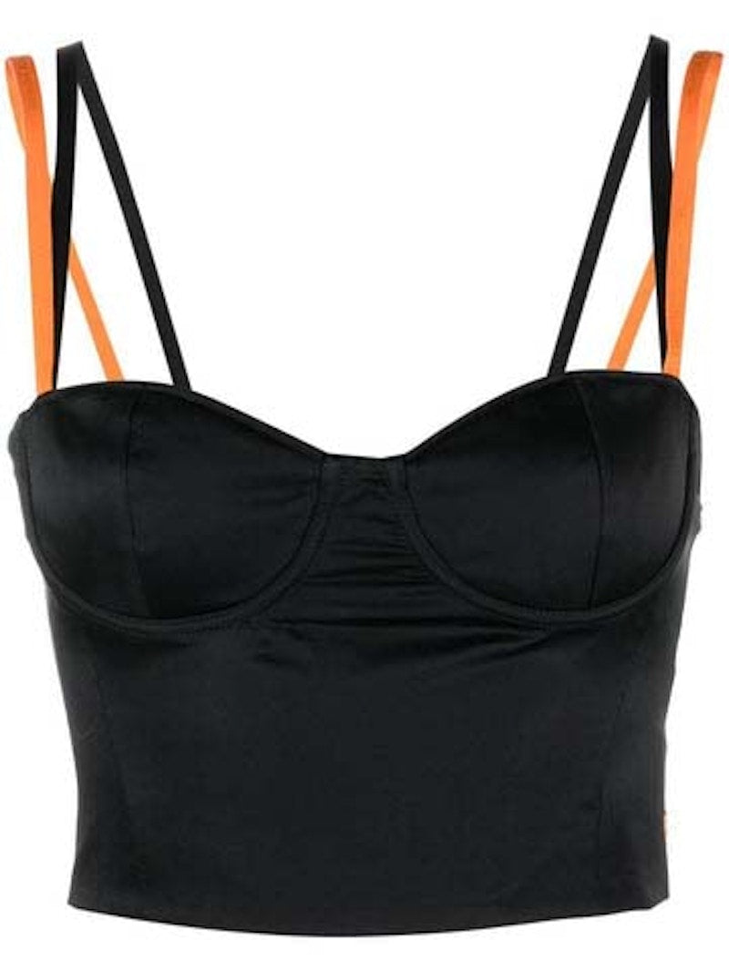 Heron Preston HWC Zip Slip Corset Top Black