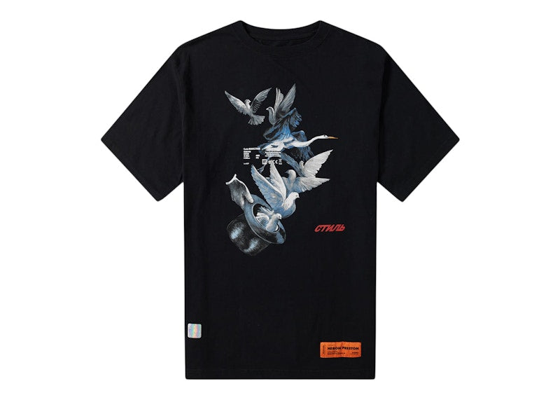 Heron Preston Heron Doves T-Shirt Black/Multi