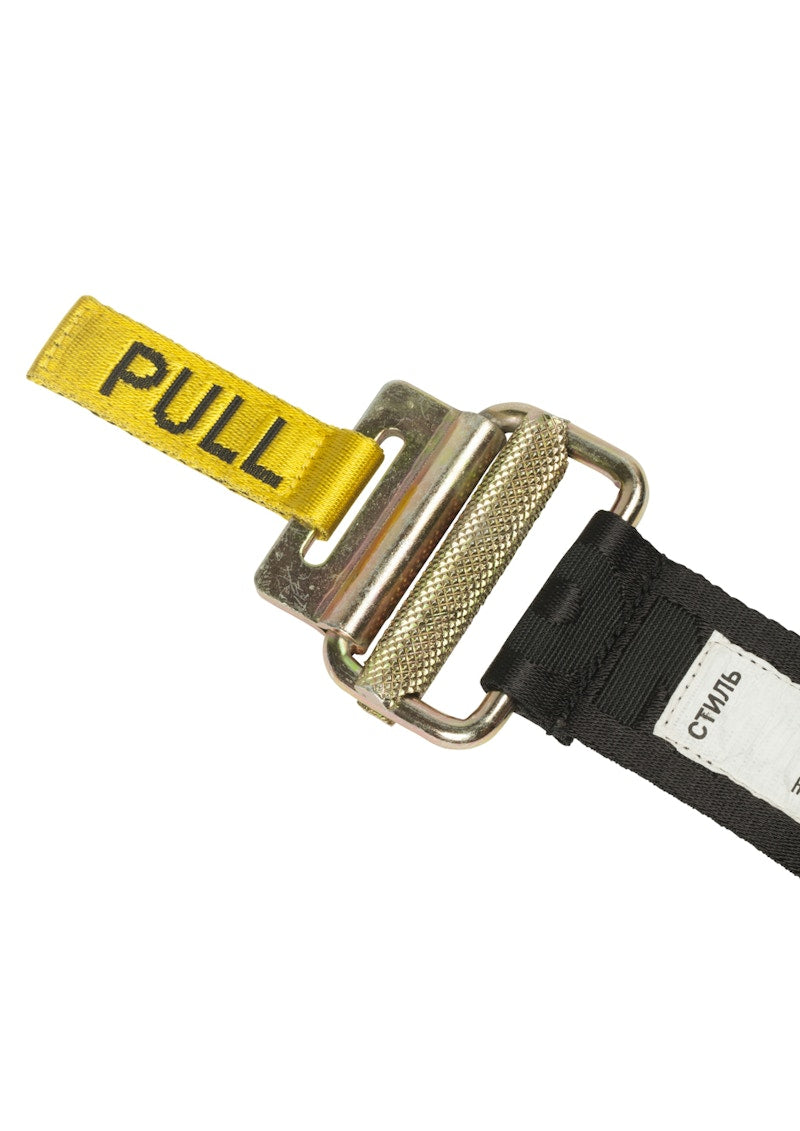 Heron Preston Jacquard Tape Belt (SS19) Black