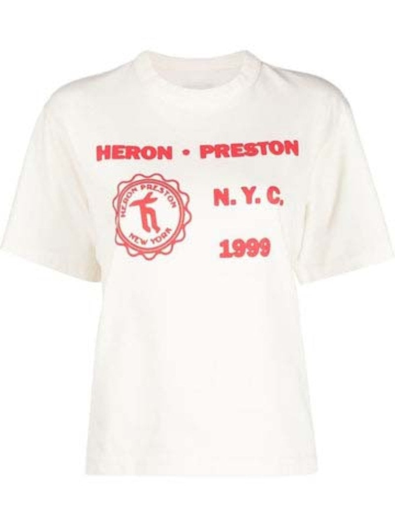Heron Preston Medieval Heron SS Tee White/Red