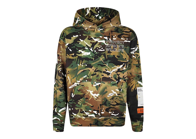Heron Preston Ministry of Defence Camouflage Hoodie Green/Multi