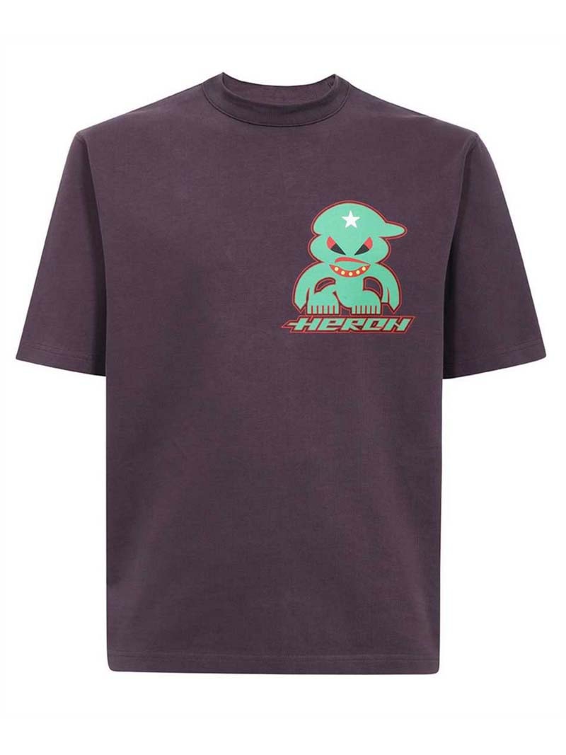 Heron Preston Monster T-shirt Purple
