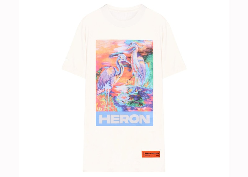 Heron Preston Print Oversized T-shirt White