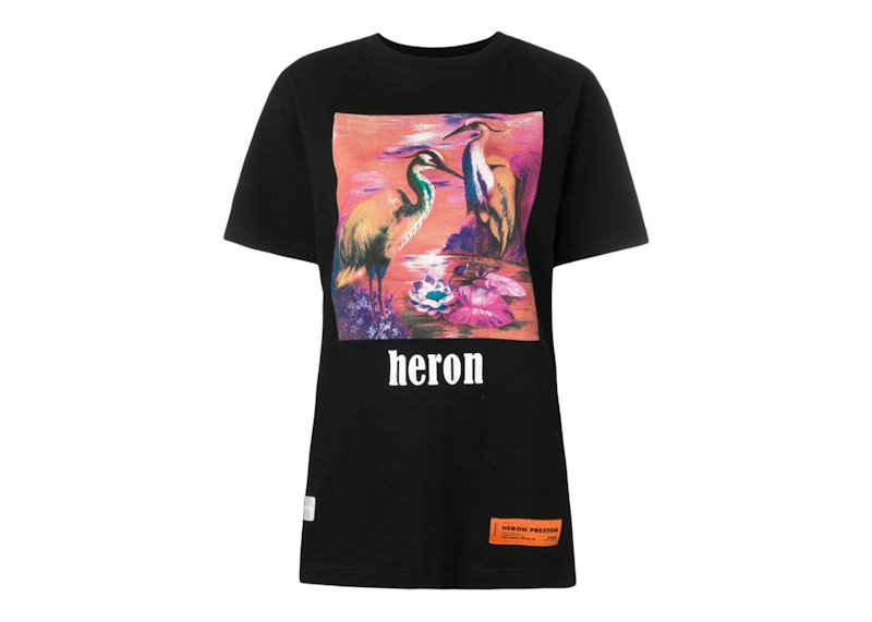 Heron Preston Women's Heron Print T-Shirt Black/Fuschia/Multi