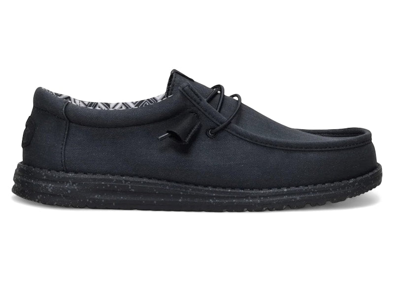 Hey Dude Wally Stretch Canvas Black