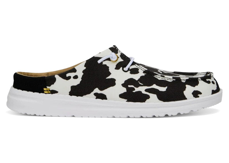 Hey Dude Wendy Slip Classic Cow Print (Women's)