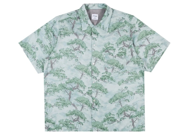 Hidden NY Bonsai Button Up Green