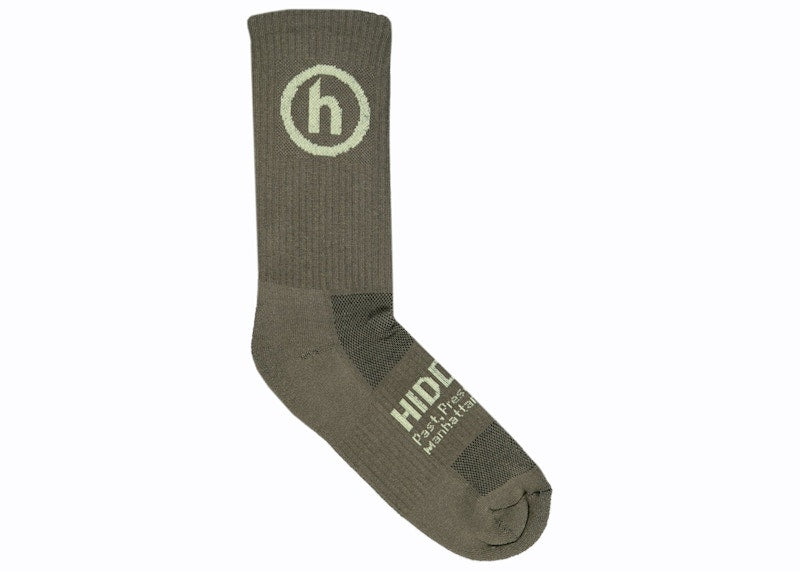 Hidden NY Crew Socks Olive
