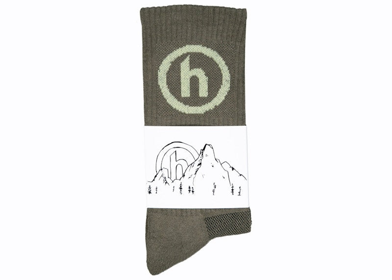 Hidden NY Crew Socks Olive