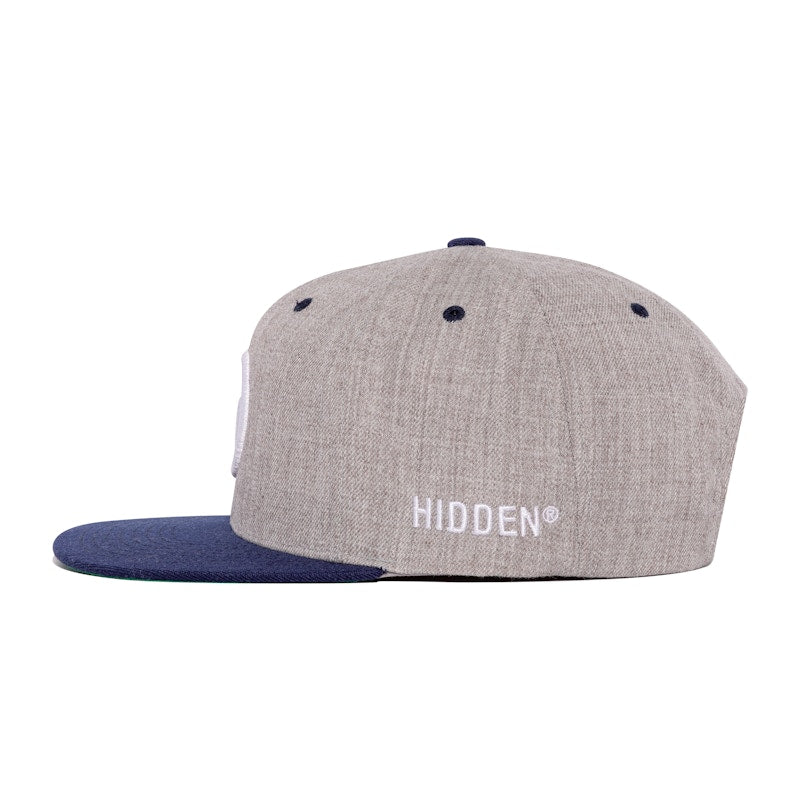 Hidden NY H Logo Hat Grey/Navy