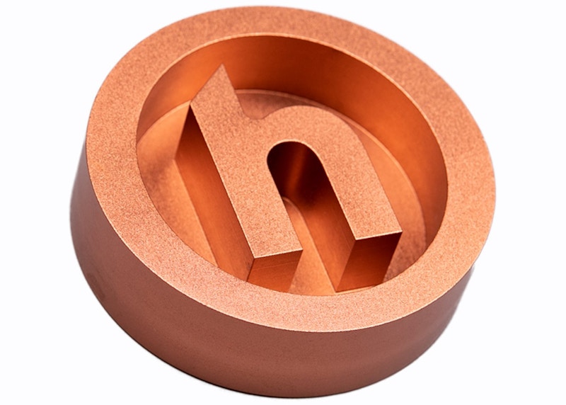 Hidden NY H Logo Round Tray Rust